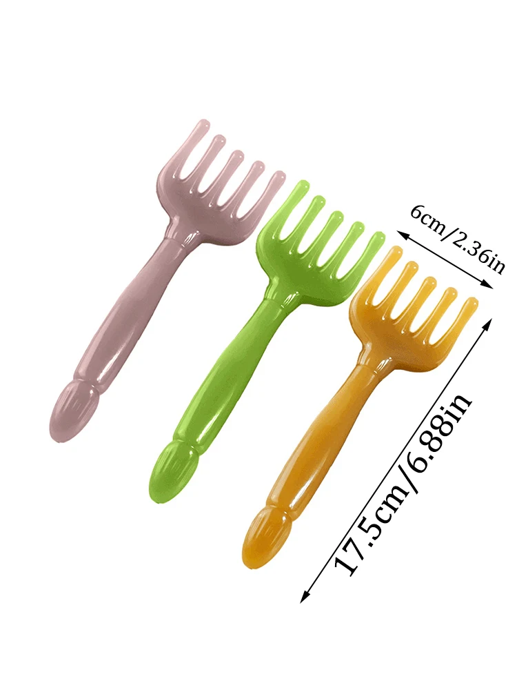 Fingers Head Scratcher Scalp Massage Comb Head Whisk Massager For Relaxation And Hair Growth Massage Comb Scalp Massage Comb thumbnail 4
