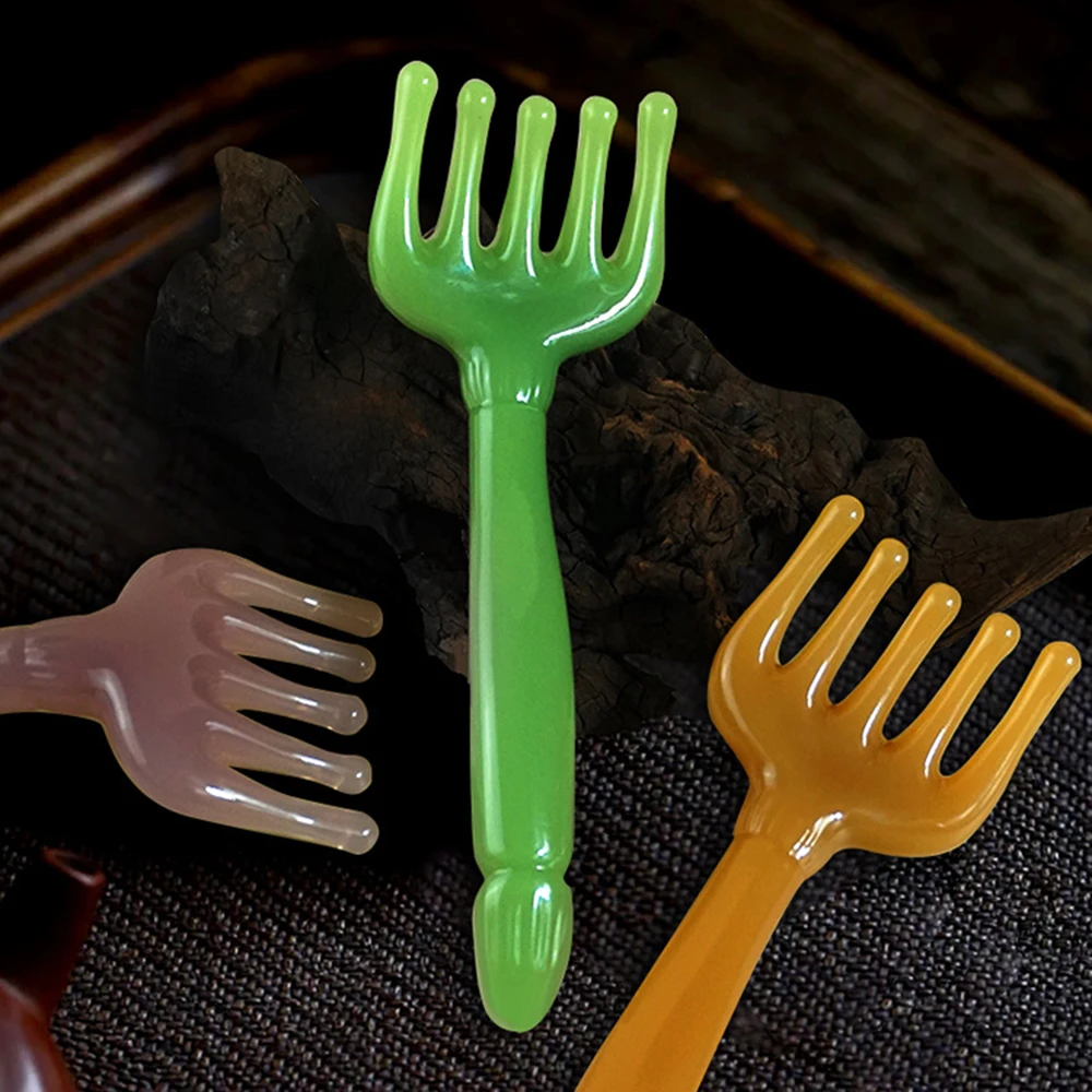 Fingers Head Scratcher Scalp Massage Comb Head Whisk Massager For Relaxation And Hair Growth Massage Comb Scalp Massage Comb thumbnail 2