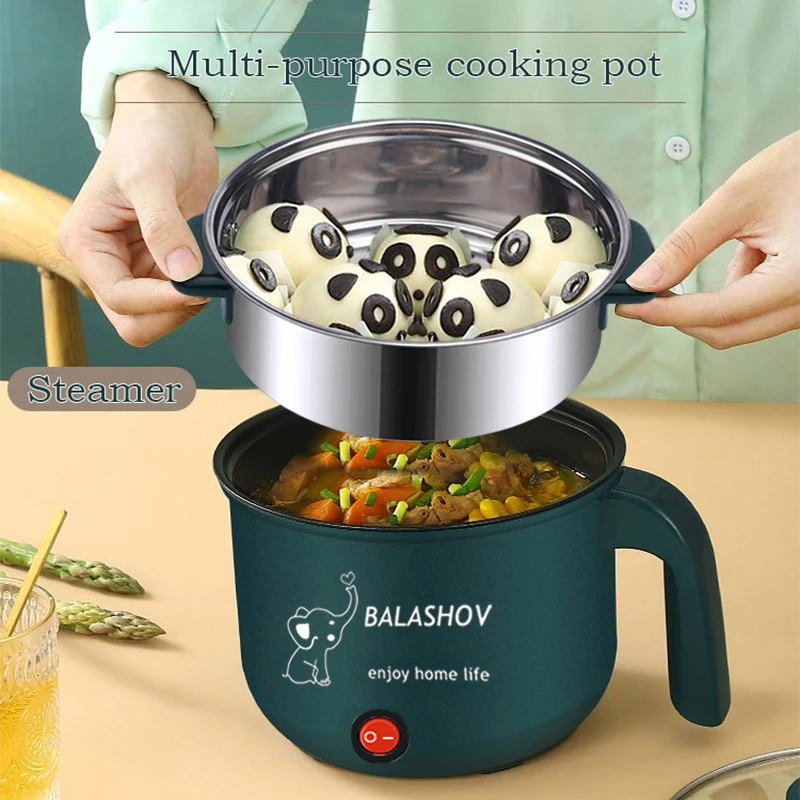 Mini Electric Rice Cooker Non-stick Cooking Machine Single/Double Layer Hot Pot Multifunction Electric Rice Cooker for Home thumbnail 2