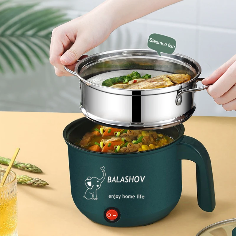 Mini Electric Rice Cooker Non-stick Cooking Machine Single/Double Layer Hot Pot Multifunction Electric Rice Cooker for Home thumbnail 4