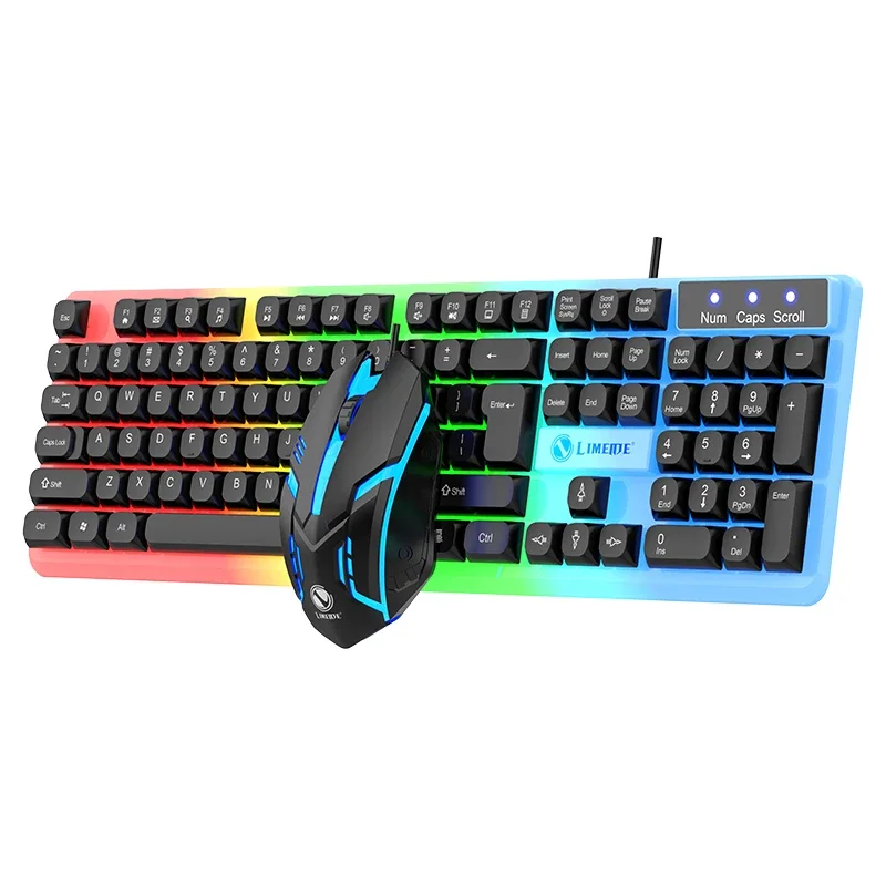 NG GTX350 Gaming Keyboard Mouse Combos Computer Laptop Backlight Gamer Kit LED Wired Usb Keyboard GTX350 Set-Black thumbnail 5