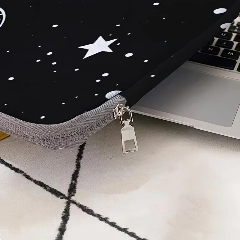 One piece set, two styles, astronaut patterned laptop bag and briefcase, suitable for 14 inch laptops thumbnail 5
