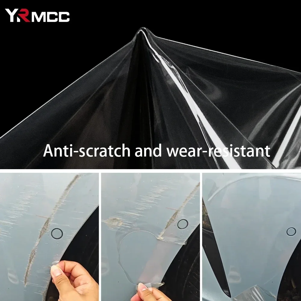 Car Protective Film Anti Scratch Transparent Car Bumper Hood Paint Protection Film DIY Stickers for Auto Decoration Accessories thumbnail 3