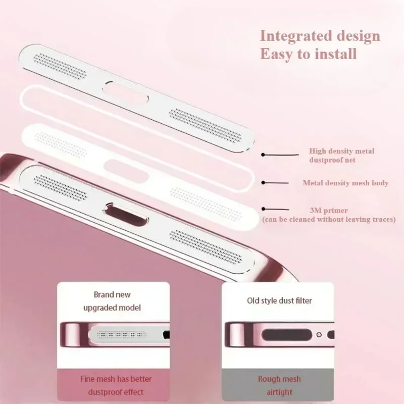 Metal Dust Net for IPhone 12 13 14 15 16 Pro Max Speaker Dust Mesh Charging Port Anti-Scratch Protection dustproof Accessories thumbnail 2