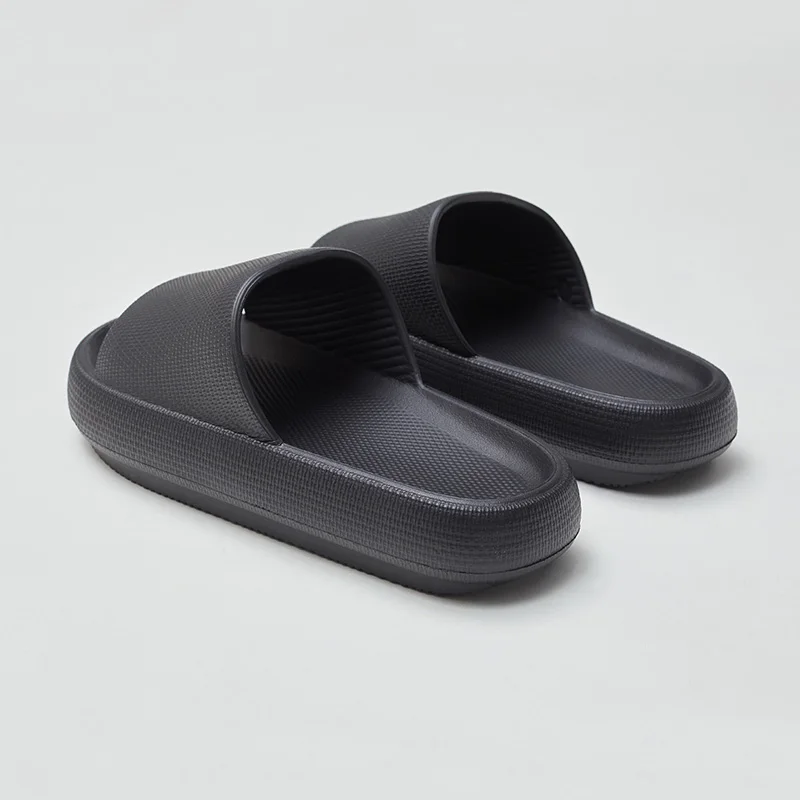 UTUNE Men’s Non-slip Slides Summer Indoor Slippers, Thick Sole Breathable Soft Sandals, Comfy Casual Home House Footwear thumbnail 2