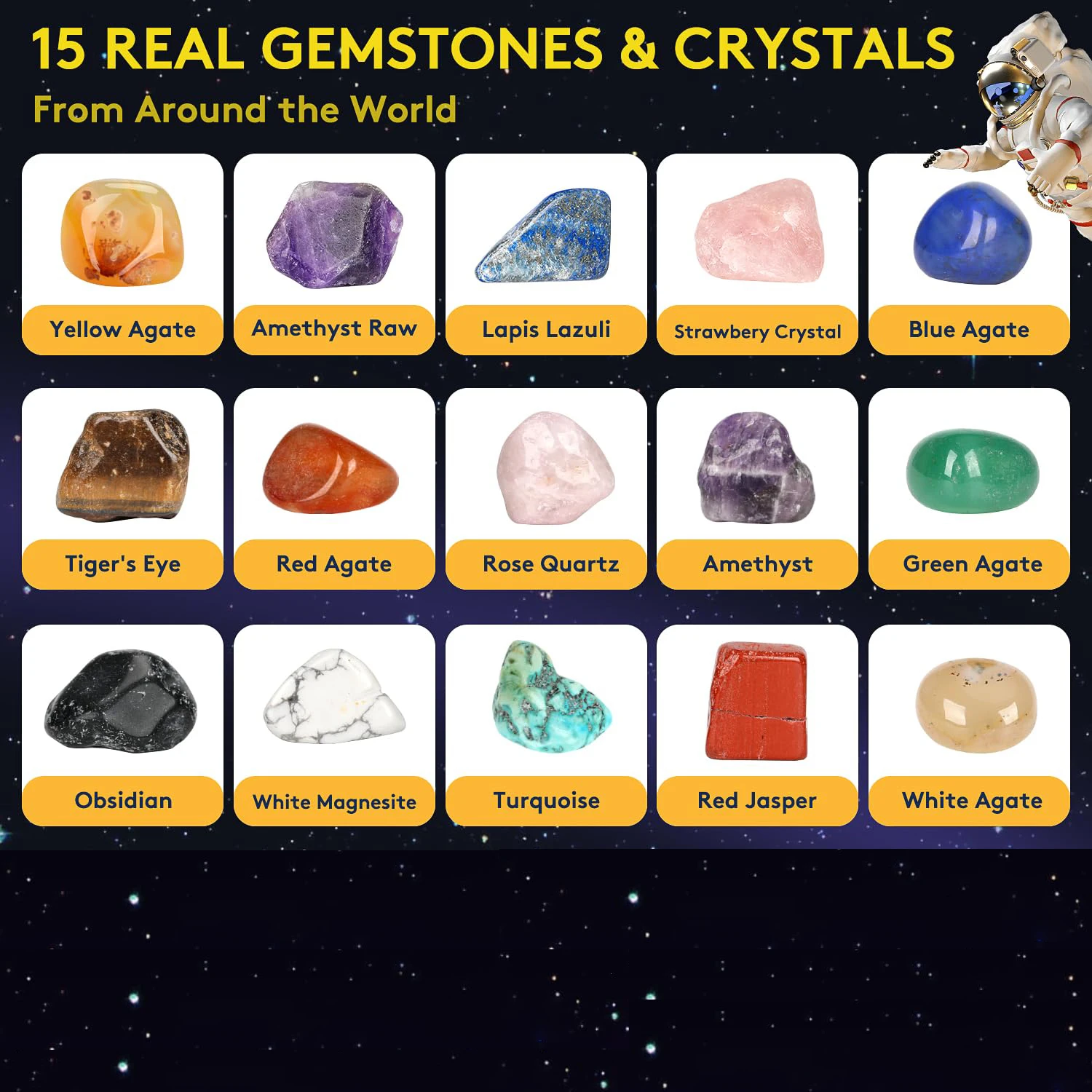 Children's Archaeology Digging Treasure Planet Gem Ore Exploration of The Solar System Mining Science Education Educational Toys thumbnail 4