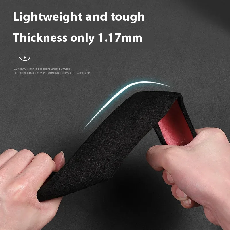 Car Suede Steering Wheel Cover Sweat-absorbin For SkodaCar Steering Wheel Cover Auto Accessories thumbnail 2