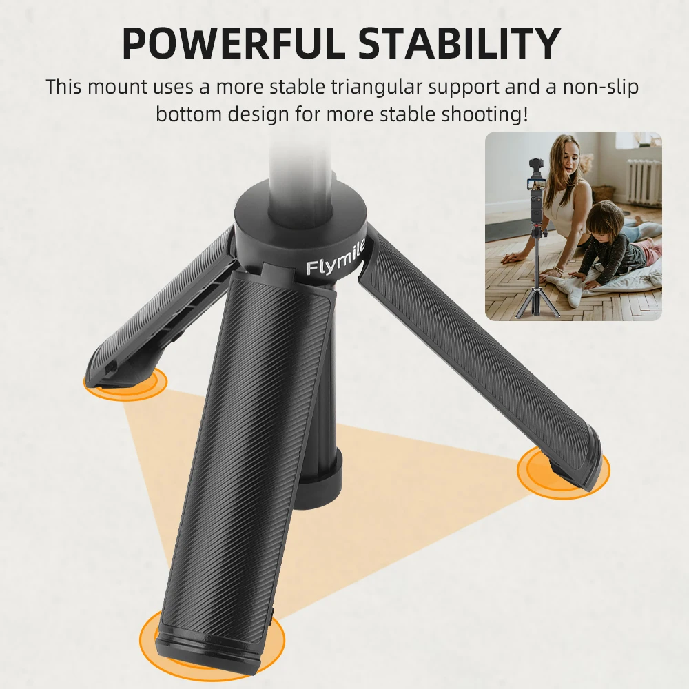 Selfie Stick Tripod for DJI Osmo Pocket 4 3 Action 5 4 Insta360 X4 X3 Ace Pro 2 GoPro Selfie Stick With Tripod Stand Accessories thumbnail 6