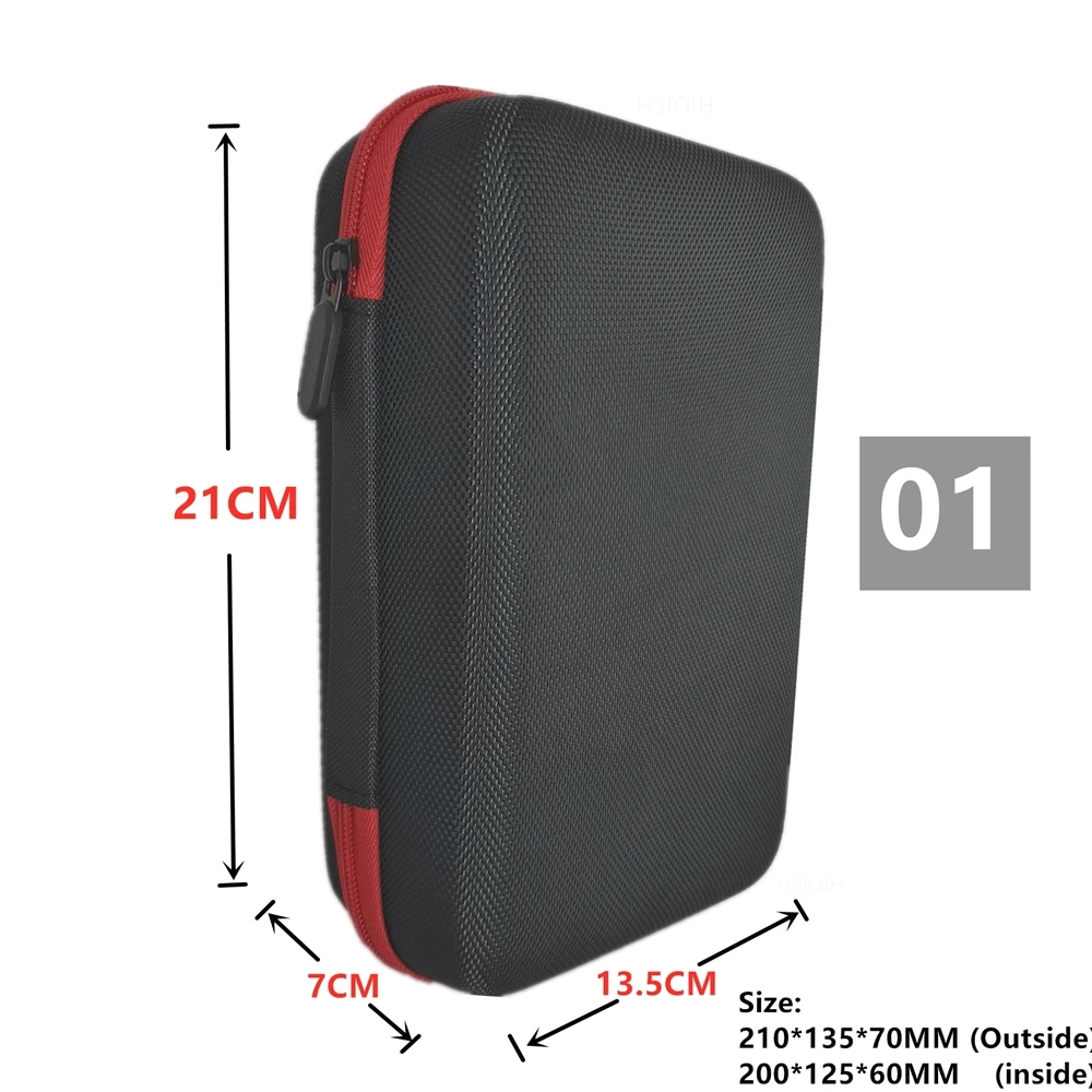 Digital Multimeter Bag Tool Storage Bags for Electronic Accessories Shockproof Bag EVA Box Case Earphone Data Cable Storage Bag thumbnail 2