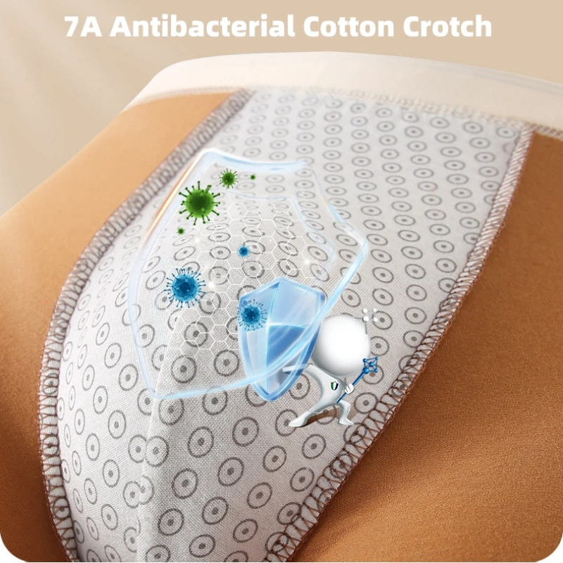 1/3Pcs/Set Solid Colors Men Boxer Shorts Breathable Cotton Men's Underwear Elastic Boyshorts 7A level Antibacterial Male Briefs thumbnail 4