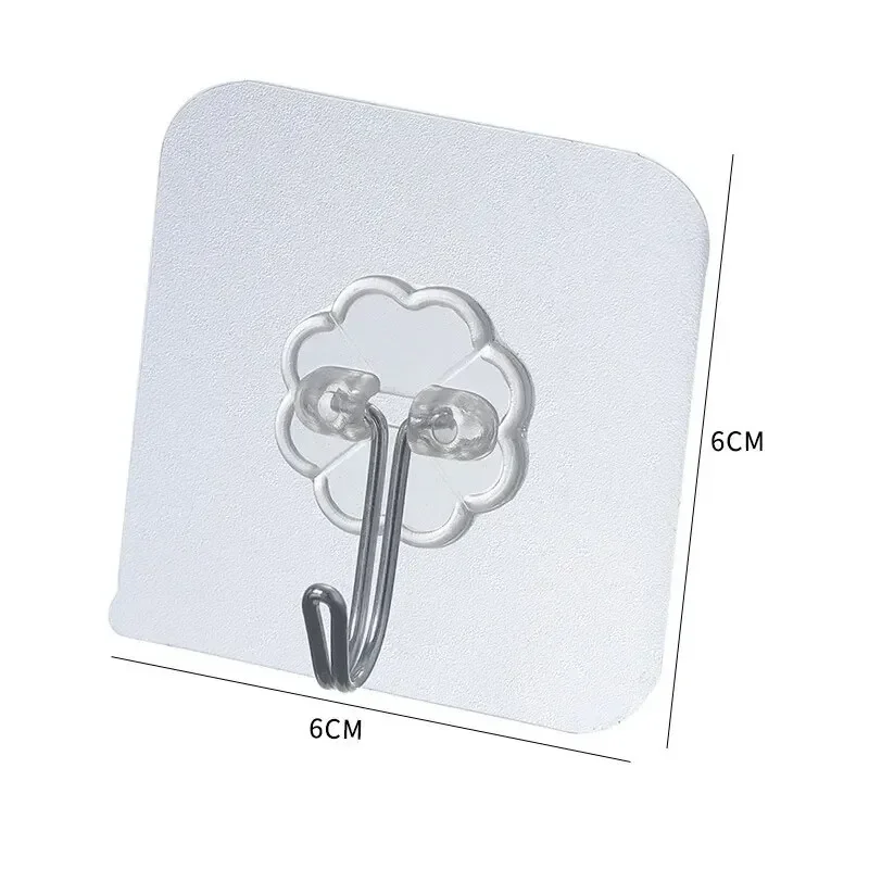 5-30Pcs Hooks Transparent Strong Self Adhesive Door Wall Hangers Hooks Suction Heavy Load Rack Cup Sucker For Kitchen Bathroom thumbnail 6