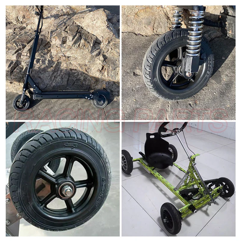 8 inch Wheel Scooter Solid Tire 200x50 Electric Hub Non Pneumatic thumbnail 6