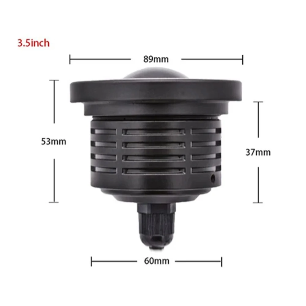 Blue Red Yellow Angel Eyes Fog Light LED DRL Daytime Running Lamp COB 12V HeadLamp Turn Signal Trunk Led Projector 3.5 inch Bulb thumbnail 5
