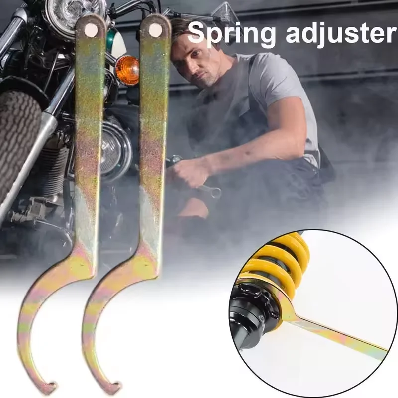 Spring Adjuster Wrench Tools Motorcycle Tool Shock Absorber Suspension Tools Hand Tool Hook For Honda Spring Adjuster thumbnail 3