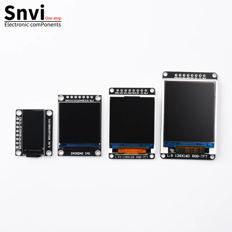 Snvi TFT IPS LCD Display Module 0.96/1.3/1.44/1.8 inch 7P SPI Interface ST7735 ST7789 Driver Color Screen for Arduino ESP32 thumbnail 2