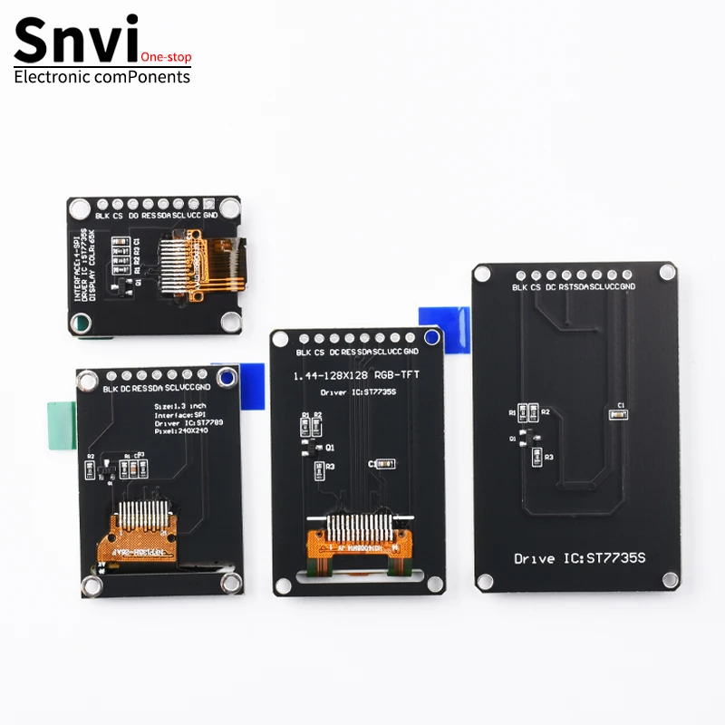 Snvi TFT IPS LCD Display Module 0.96/1.3/1.44/1.8 inch 7P SPI Interface ST7735 ST7789 Driver Color Screen for Arduino ESP32 thumbnail 4