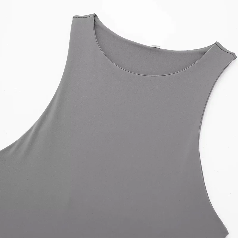 HXAO Knitted Bodysuit 2024 Autumn Knitted Tank Top Ladies Fashion Casual Sexy Sleeveless White Grey Black Body Clothes Woman thumbnail 5