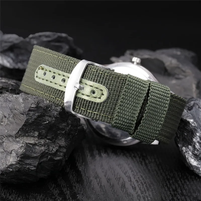 Boys Brand Cheap Watches Men Fashion Casual Nylon Band Sports Army Gifts Date Quartz Wrist Watch Fluorescent Relogio Masculino thumbnail 4