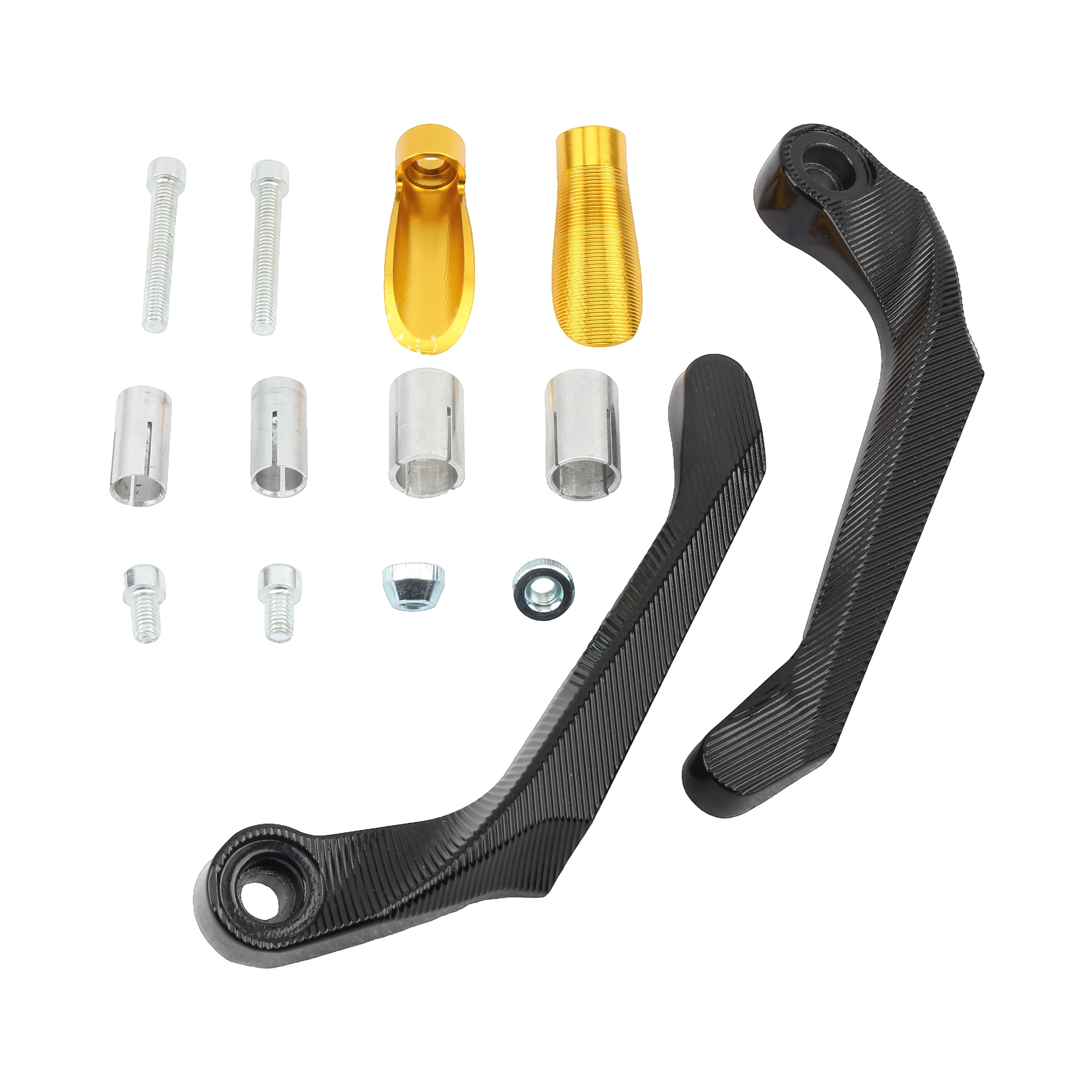 Universal Motorbike Brake Clutch Levers Guard Protector Anti-Fall Protection Motorcycle Handguard For Yamaha Kawasaki Honda thumbnail 2