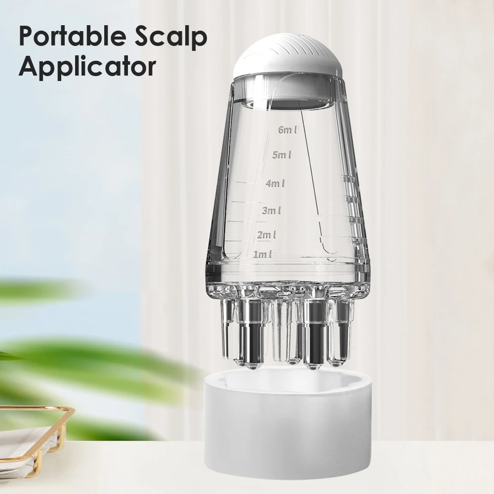 Scalp Applicator Liquid Comb for Hair Scalp Treatment Essential Oil Liquid Guiding Massager Comb Hair Growth Serum Oil Apply thumbnail 2