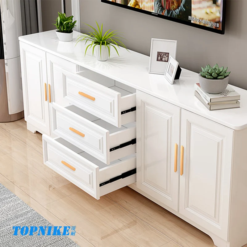 Modern style wardrobe cabinet bathroom cabinet black pulls drawer handles furniture cupboard aluminum alloy handle thumbnail 5