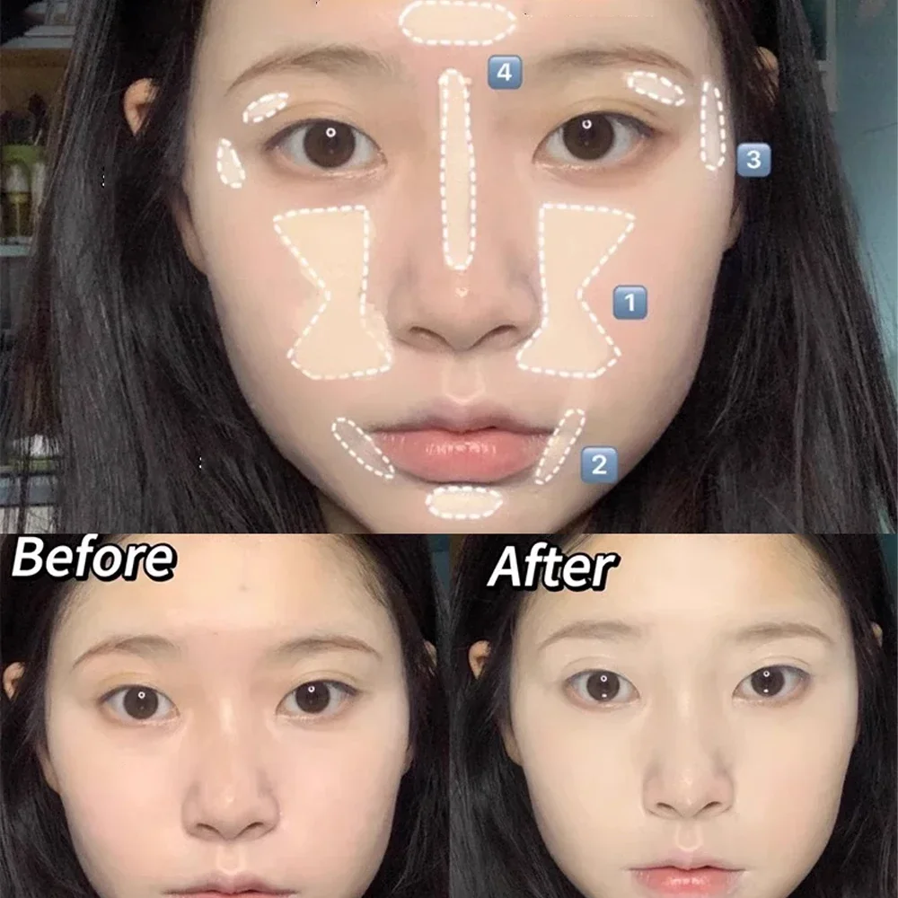 Pink Liquid Concealer Stick Moisturizing Waterproof Brightening Concealer Cream Lasting Cover Acne Spot Dark Circles Face Makeup thumbnail 5