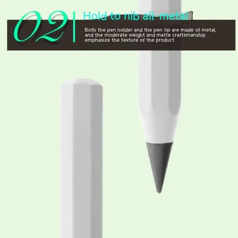 Metal Eternal No Ink Pen Magic Pencils New Technology Unlimited Writing Painting Supplies Novelty Gifts Stationery thumbnail 5