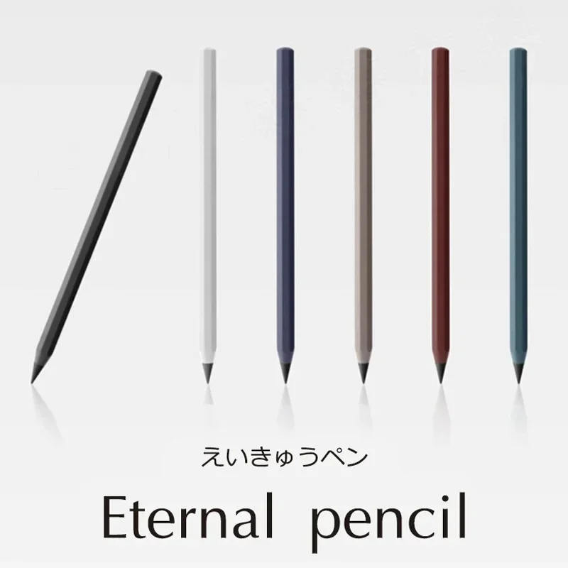 Metal Eternal No Ink Pen Magic Pencils New Technology Unlimited Writing Painting Supplies Novelty Gifts Stationery thumbnail 2