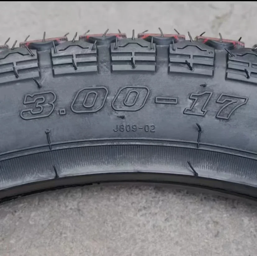 New Genuine 3.00-17 Motorcycle Tire Anti slip Off Road Outer Tire thumbnail 3