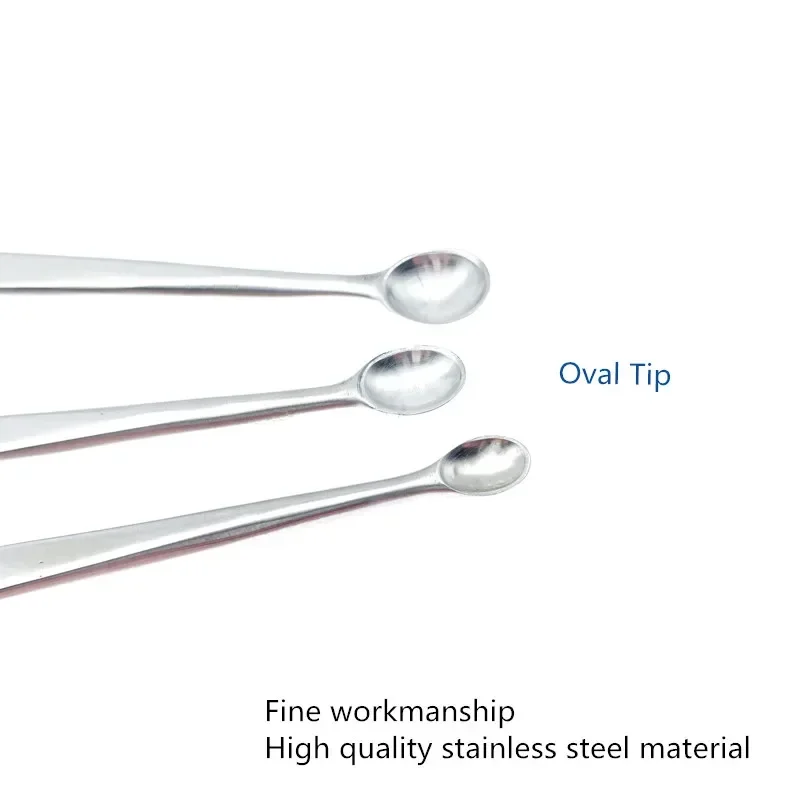 Orthopedic Steel  Double End Oval Round Bone Curette Volkman Bone Curette Veterinary orthopedics Instruments thumbnail 6