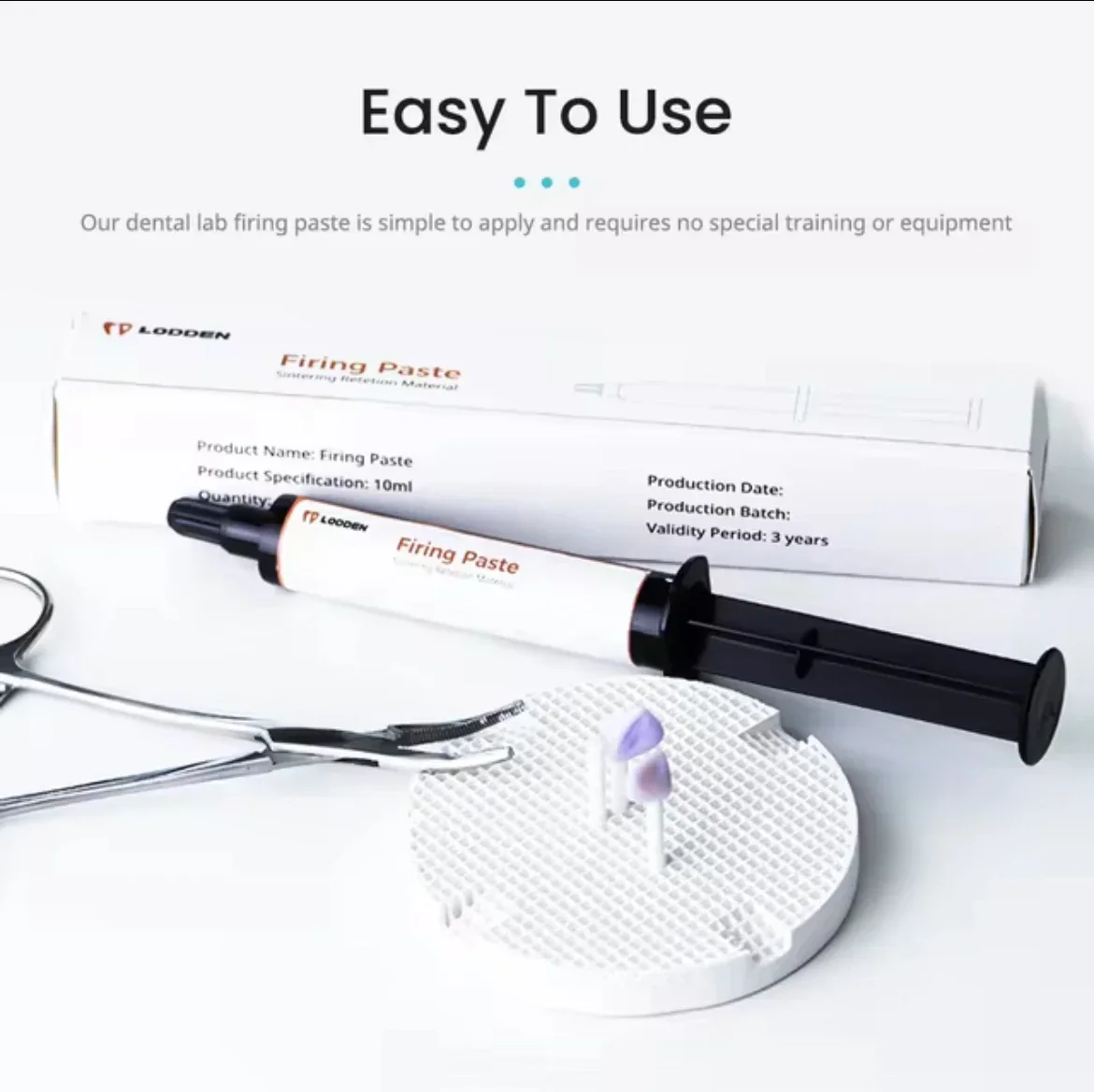 Firing Paste Sintering Lodden Dental Lab Paste Sintering For Veneer Crown And Bridge In Sintering Furnace Dental Materials thumbnail 3