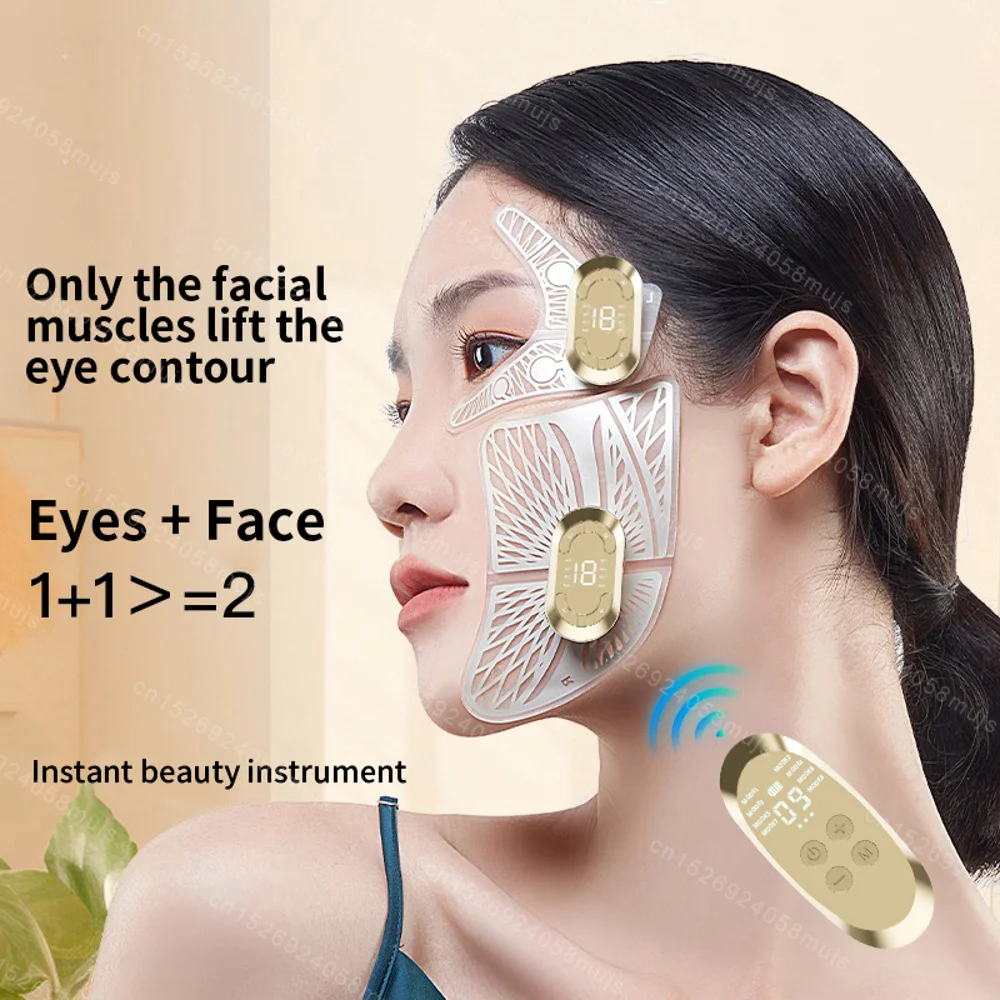 EMS Facial Eye Massager Electric Muscle Stimulator Facial Massagers Beauty Eyes Face Lifting Fatigue Relief  Skin Care thumbnail 2