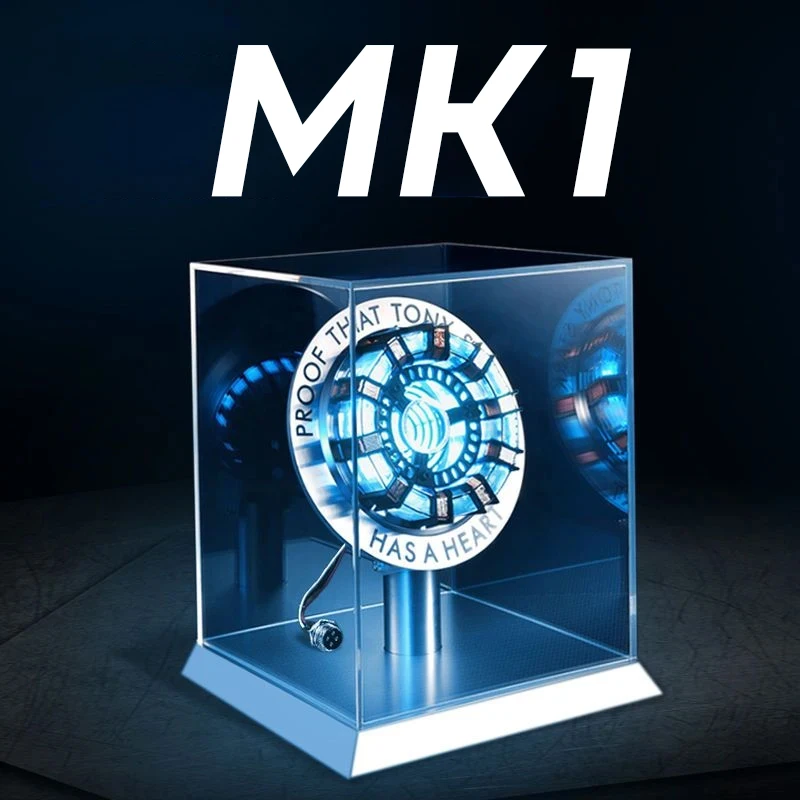 New Sale:  Man Mk1 and Mk2 Arc Reactors Tony Stark's Heart of Mark Armor Avengers Figures with LED Lights 1:1 Chest lamp toy edc thumbnail 3