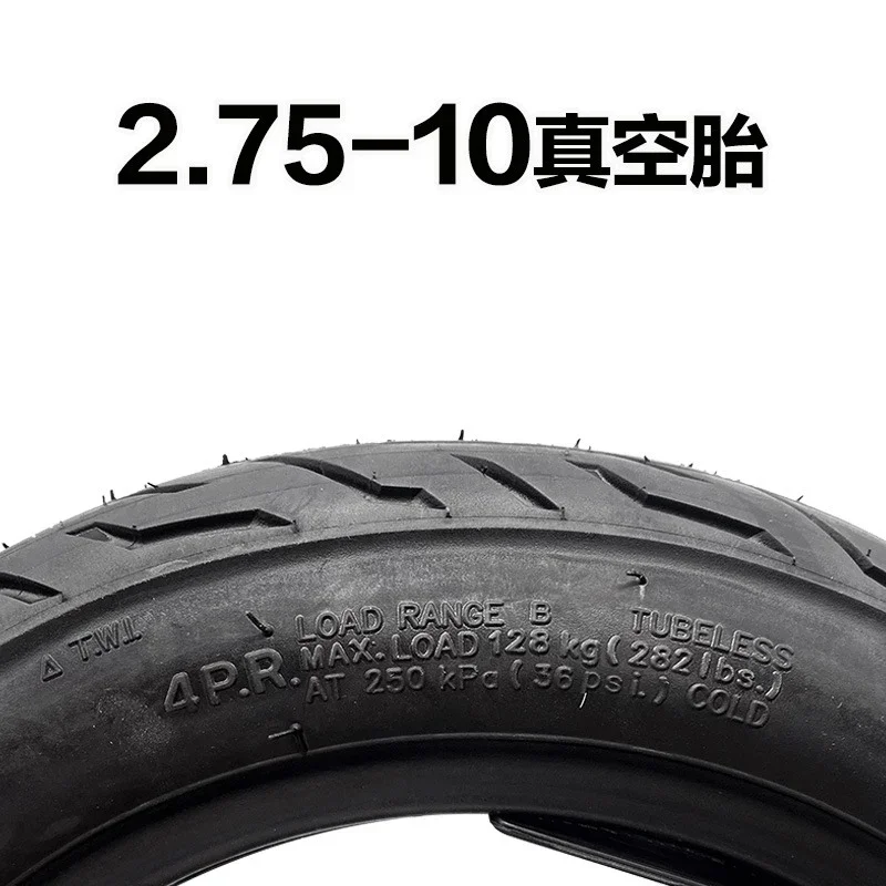 CST 2.50-10 2.75-10 3.00-10 Rubber Vacuum Tire Upgraded Thicken Vacuum Tire for Motorcycle Electric Bike Electric Scooter thumbnail 2
