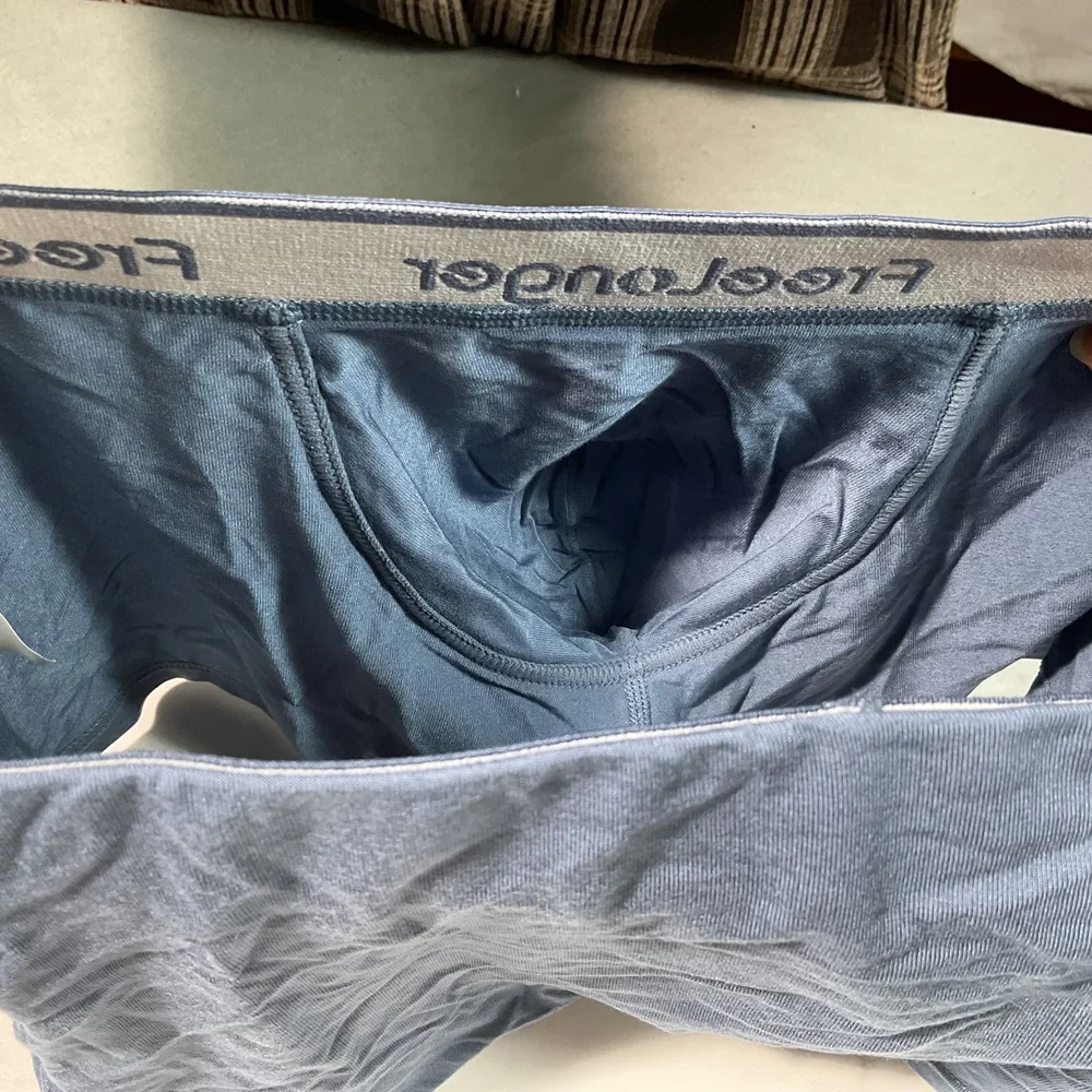 Man Bulge Pouch Underpants Underwear Unique Enhancing Thin Crotch Low Waist Lingerie Panties Elastic Super Big U-Concex Boxers thumbnail 4