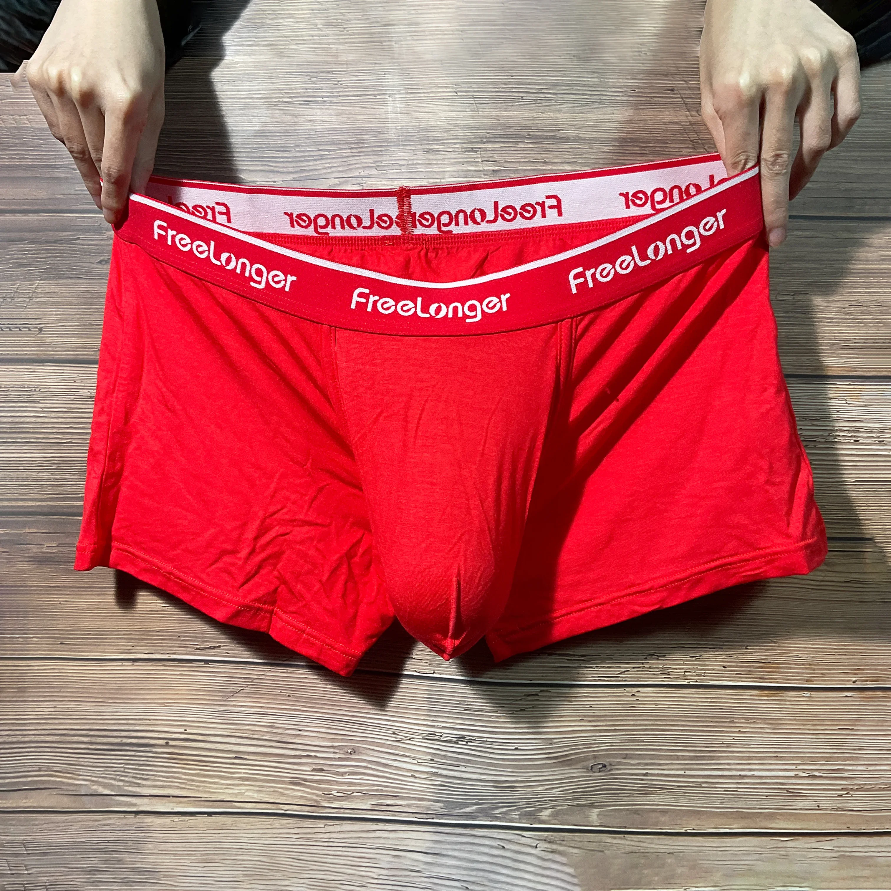 Man Bulge Pouch Underpants Underwear Unique Enhancing Thin Crotch Low Waist Lingerie Panties Elastic Super Big U-Concex Boxers thumbnail 6