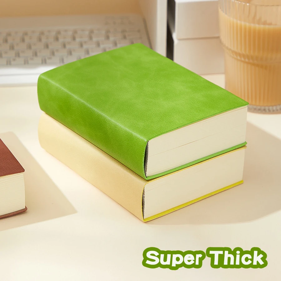Super Thick Notebook (640pages) A6 Creativity Stationery Blank Notepads Pu cover School Office Supplies (Sketching and Graffiti) thumbnail 5