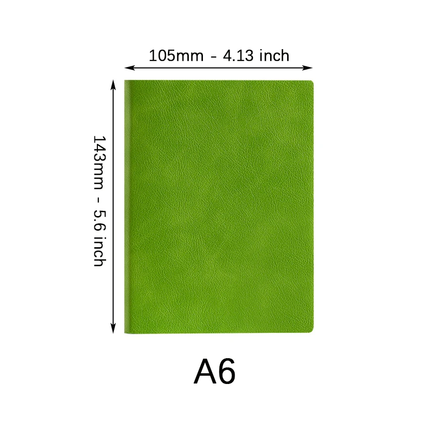Super Thick Notebook (640pages) A6 Creativity Stationery Blank Notepads Pu cover School Office Supplies (Sketching and Graffiti) thumbnail 6