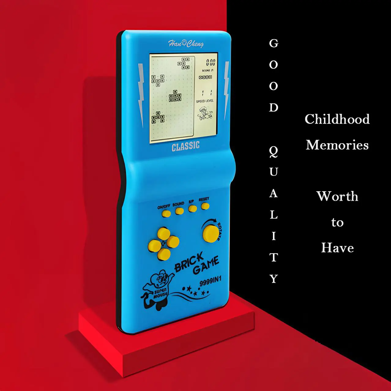 Handheld Game Players Electronic Console Built-in 23 Games for Tetris Retro Classic Brick Game Machine Children's Student Toys thumbnail 3