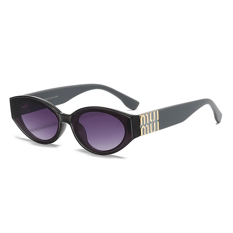 MUI MUI Glasses Stylish Fashion Designer Women Men Sunglasses Cute Oval Trending Shades Unisex Glamour Eyewear UV400 thumbnail 6