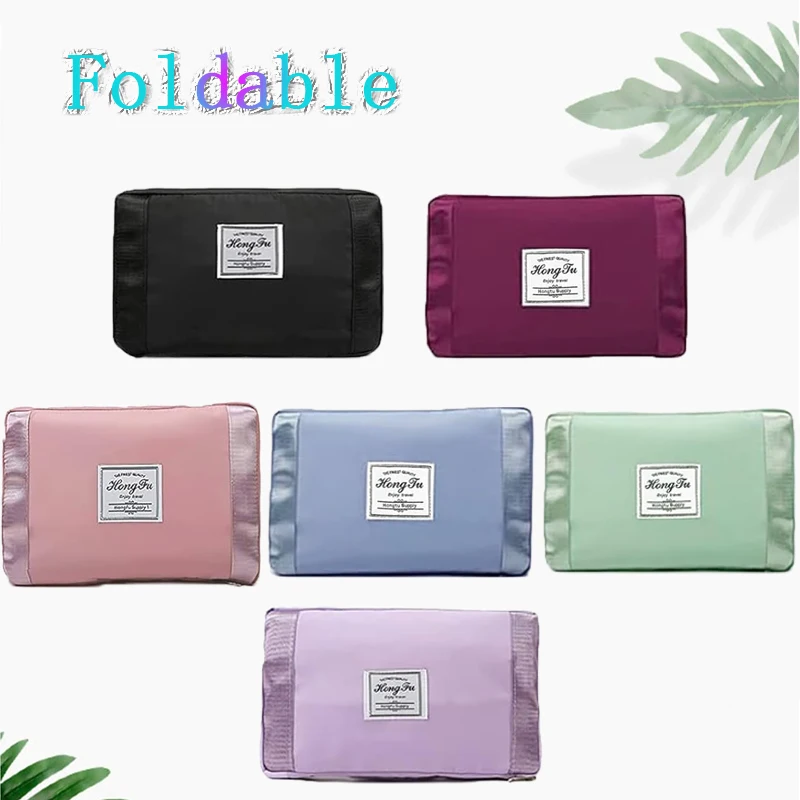 Foldable expandable travel bag, large capacity waterproof luggage bag, tote bag, travel luggage bag suitable for weekend camping thumbnail 3