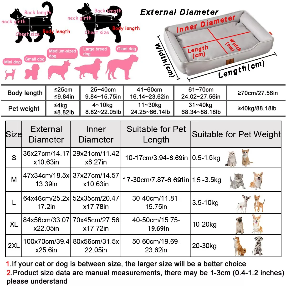 Four Season Square Dog Bed for Large Dog Mattress Bite-resistant Cat Bed Soft Thickened Dog Bed Waterproof Sofa Pet House thumbnail 6