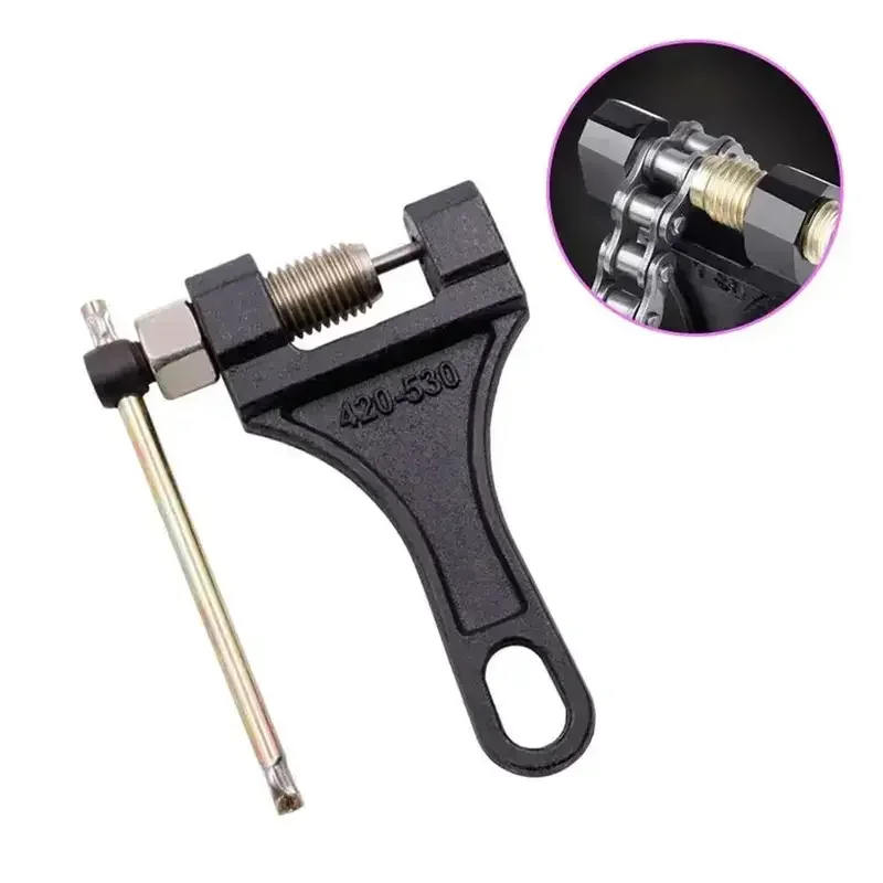 Universal Carbon Steel Spanner Link Splitter Pin Remover 420-530 Chain Breaker Cutter Repair Tools for Motorcycle Bike ATV thumbnail 3