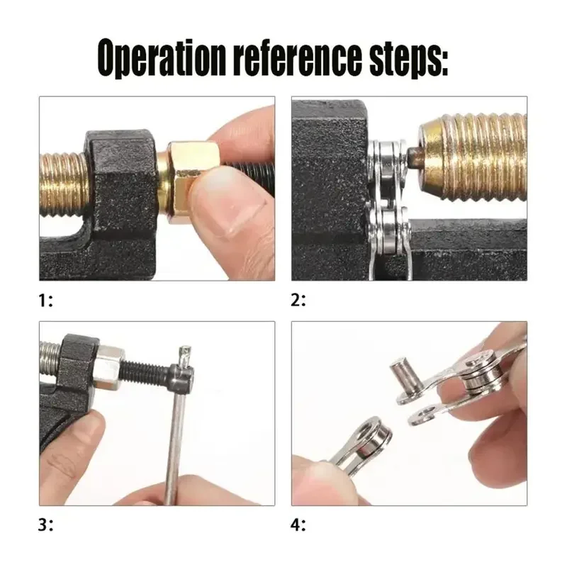 Universal Carbon Steel Spanner Link Splitter Pin Remover 420-530 Chain Breaker Cutter Repair Tools for Motorcycle Bike ATV thumbnail 2