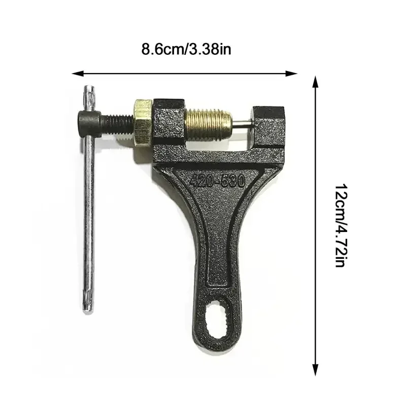 Universal Carbon Steel Spanner Link Splitter Pin Remover 420-530 Chain Breaker Cutter Repair Tools for Motorcycle Bike ATV thumbnail 4