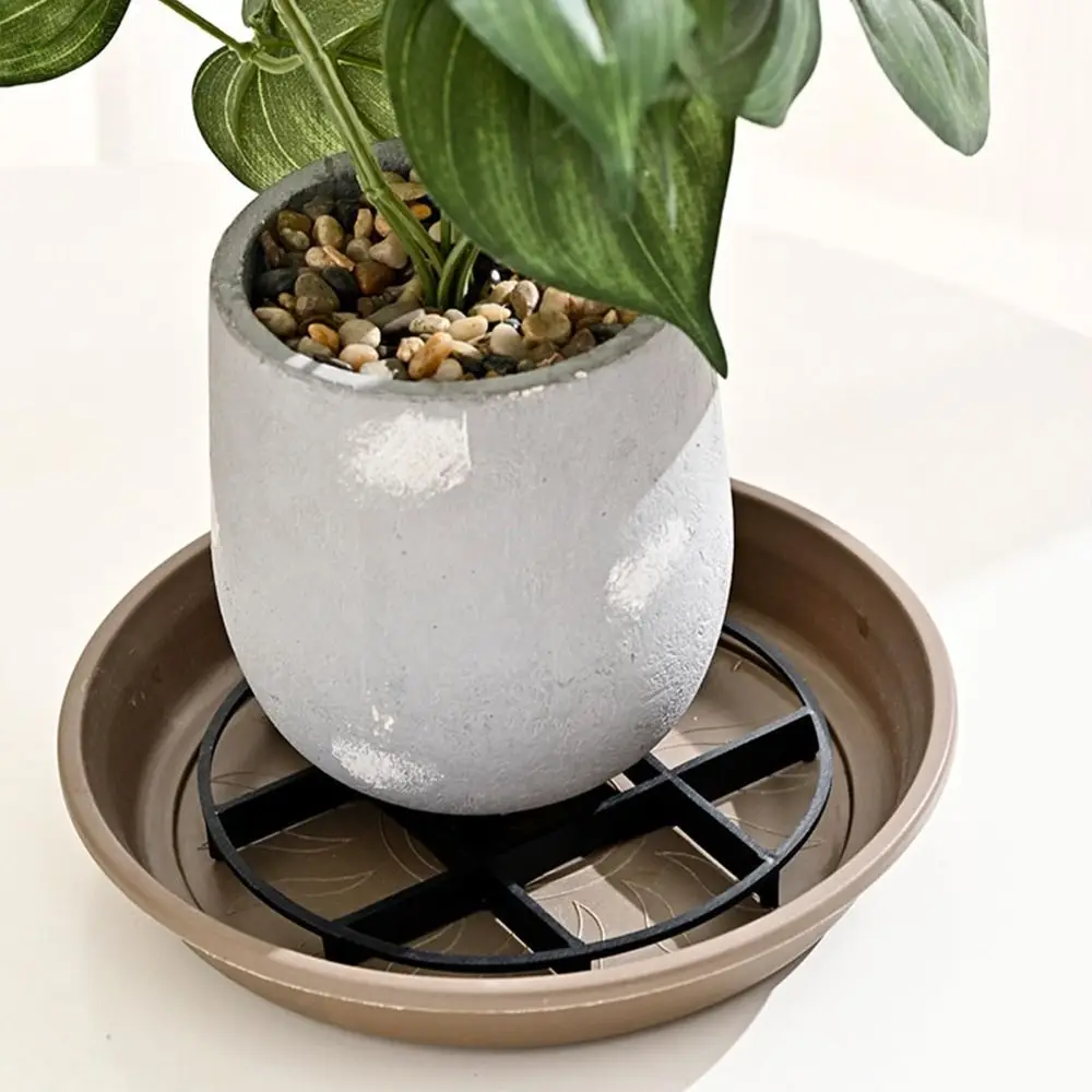 Plant Saucer Flower Pot Bracket Plastic Drainage Rack Stand Round Planters Support Plants Root Rot Prevention thumbnail 3