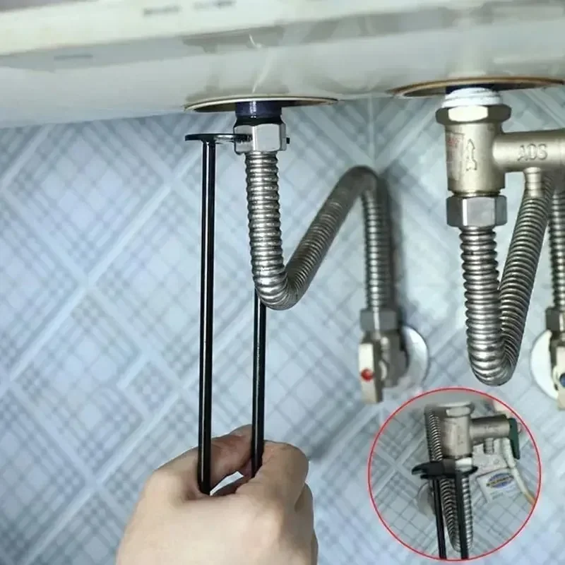 5-in-1 Sink Wrench Multifunctional Carbon Steel Faucet Key Plumbing Pipe Wrench Bathroom Kitchen Sink Repair Set Hardware Tools thumbnail 3