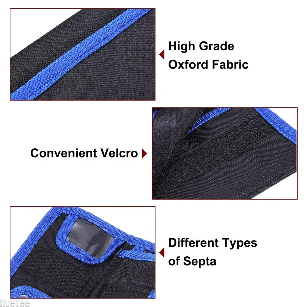 Up Storage Roll Tool Bag with Small Bag for Screwdriver Screw Professional Screwdriver Bits thumbnail 4