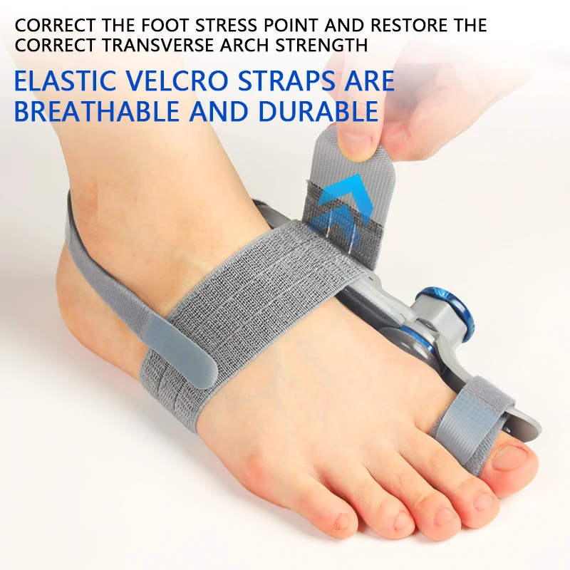 Unisex Bunion Corrector Foot Hallux Valgus Braces Rotatable Toe Separator Straightener Adjustable Pedicure Finger Toe Corrector thumbnail 4
