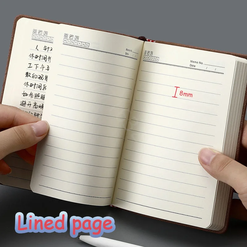 Notebooks A6 360P Lined/Blank Page Diary Planner Journal Notepad Stationery For Office School Supplies Bullet Sketch Agenda 2025 thumbnail 3